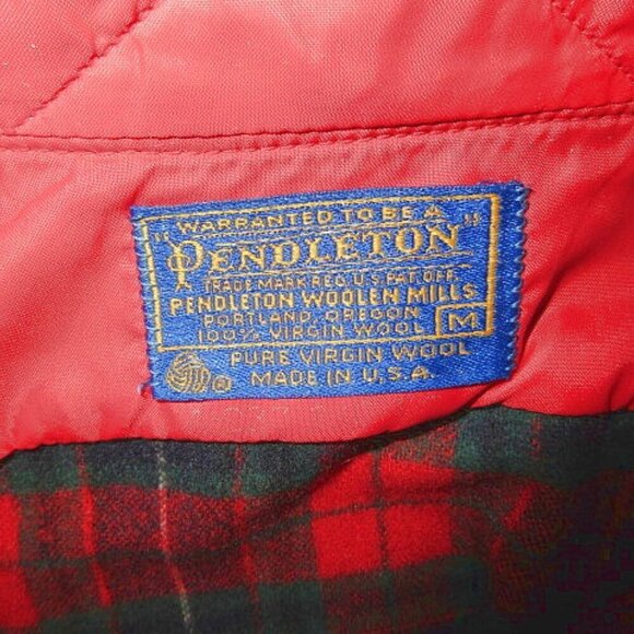 Vtg Pendleton Wool Shirt Mens Size M Tartan Button Up Western Cowboy USA Made - Picture 5 of 11